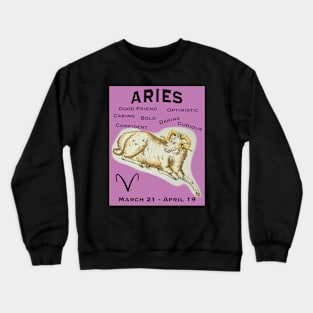 Aries positive traits Crewneck Sweatshirt